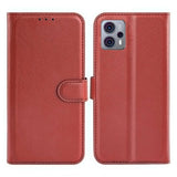 Motorola Moto G23 Kotelo jalustalla Ruskea