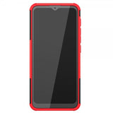 Motorola Moto G30 Kuori Rengaskuvio Jalustatoiminto Punainen