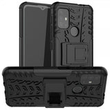 Motorola Moto G30 Kuori Rengaskuvio Jalustatoiminto Musta