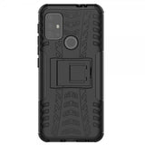 Motorola Moto G30 Kuori Rengaskuvio Jalustatoiminto Musta