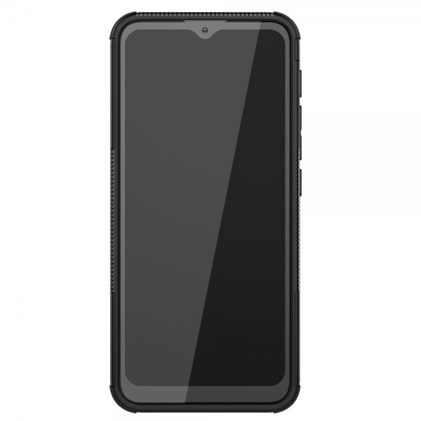 Motorola Moto G30 Kuori Rengaskuvio Jalustatoiminto Musta