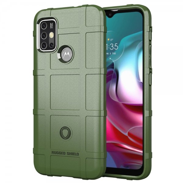 Motorola Moto G30 Kuoret Ruutukuvio Vihreä
