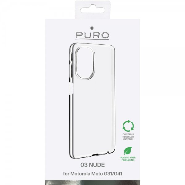 Puro Motorola Moto G31/G41 Kuori Nude Transparent