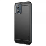 Mofi Motorola Moto G53 5G Kuori Harjattu hiilikuitukuvio Musta