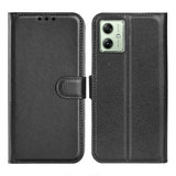 Motorola Moto G54 -suojakotelo jalustalla, musta