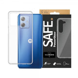 SAFE by PanzerGlass Motorola Moto G54 Kuori Pehmeä TPU-kotelo Läpinäkyvä