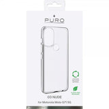 Puro Motorola Moto G71 5G kuori, läpinäkyvä
