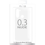 Puro Motorola Moto G8 Power Kuori Nude Läpinäkyvä