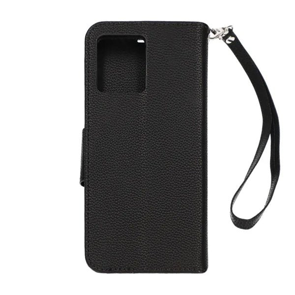 Motorola Moto G84 Kotelo Käsihihnalla Musta