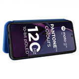 Motorola Moto G84 Kotelo Hiilikuitupinta Sininen