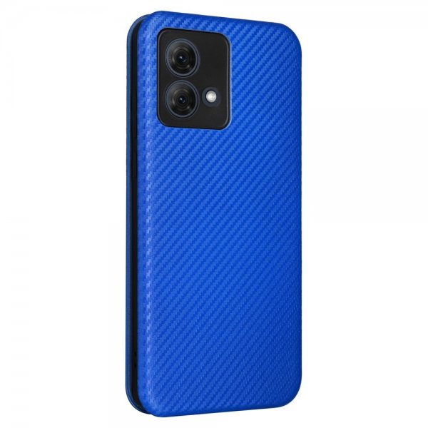 Motorola Moto G84 Kotelo Hiilikuitupinta Sininen