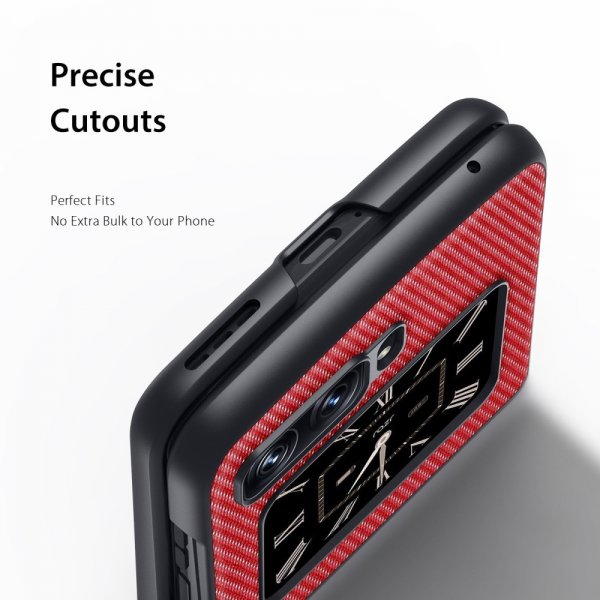 Dux Ducis Motorola Razr 2022 5G Kuori FINO Series Punainen