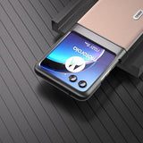 ABEEL Motorola Razr 40 Ultra Kuori Aito Nahka Pinkki