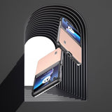 ABEEL Motorola Razr 40 Ultra Kuori Aito Nahka Pinkki