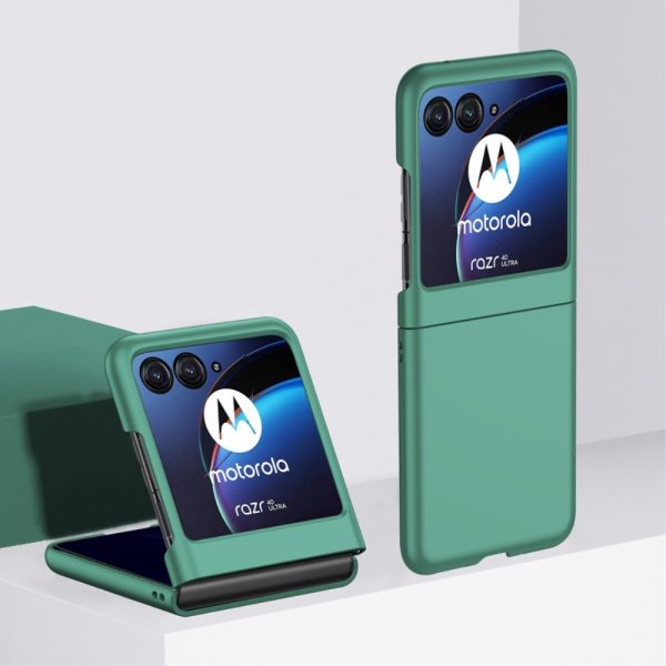 Motorola Razr 40 Ultra Kuoret Ultra Thin Tummanvihreä