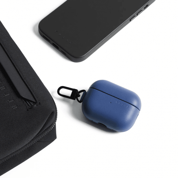 Mujjo AirPods Pro 2 Echelon -suojakuori, Monaco Blue