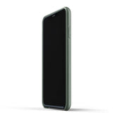 Mujjo iPhone 11 Pro Max -kuori, täysnahkainen, Slate Green
