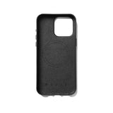 Mujjo iPhone 15 Pro Max Kuori Täysnahkainen Kotelo MagSafe Musta