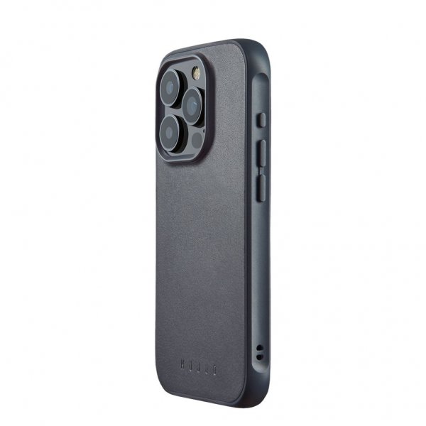 Mujjo iPhone 15 Pro -suojakuori Shield Case Steel Blue