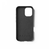 Mujjo iPhone 16 -kuori Täysnahkakotelo Musta