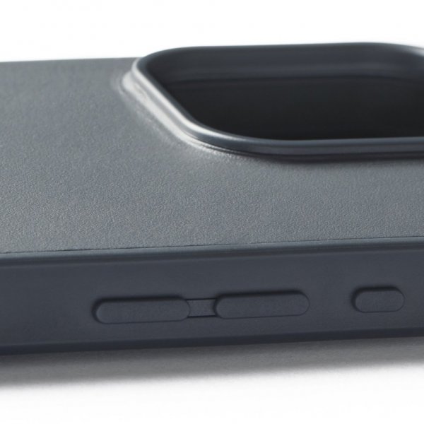 Mujjo iPhone 16 Pro Shield Case, musta