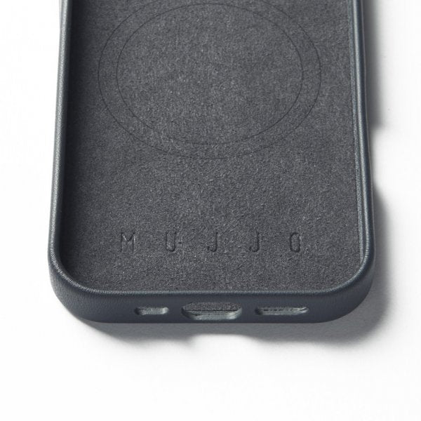 Mujjo iPhone 16 Pro -kuori Maiz Case Steel Blue