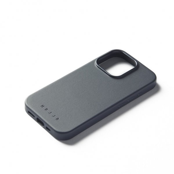 Mujjo iPhone 16 Pro -kuori Maiz Case Steel Blue