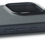 Mujjo iPhone 16 Pro -kuori Maiz Case Steel Blue