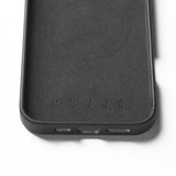 Mujjo iPhone 16 Pro Max -kotelo täysnahkaa, musta