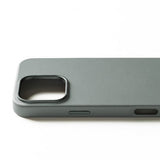 Mujjo iPhone 16 Pro Max -kotelo täysnahkaa, Green Smoke