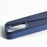 Mujjo iPhone 16 Pro Max Kuoret Täysnahkainen Lompakkokotelo Monaco Blue