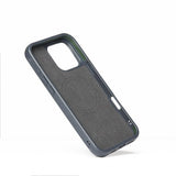 Mujjo iPhone 16 Pro Max Shield Case, teräksensininen