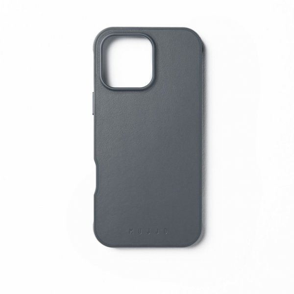 Mujjo iPhone 16 Pro Max Shield Case, teräksensininen