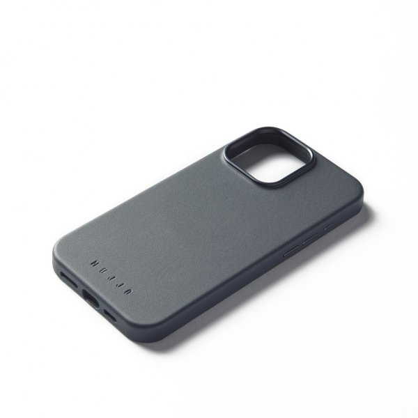 Mujjo iPhone 16 Pro Max -kuori Maiz Case Steel Blue