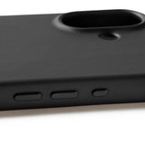Mujjo iPhone 17 -suojakuori, kokonahkainen, MagSafe, musta