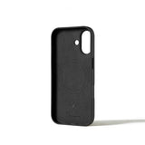 Mujjo iPhone 17 -suojakuori, kokonahkainen, MagSafe, musta