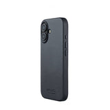 Mujjo iPhone 17 -kuori, täysnahkainen, MagSafe, Basalt