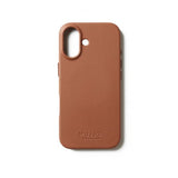Mujjo iPhone 17 -kotelo, täysin nahkainen, MagSafe, Tan
