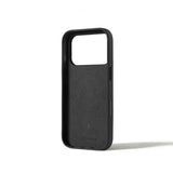 Mujjo iPhone 17 Pro -täysnahkakotelo MagSafe Musta
