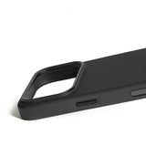 Mujjo iPhone 17 Pro -täysnahkakotelo MagSafe Musta