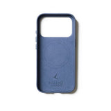 Mujjo iPhone 17 Pro -suojakuori, täysnahkainen MagSafe, Monaco Blue