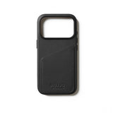 Mujjo iPhone 17 Pro Full Leather Wallet Case MagSafe Musta