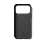 Mujjo iPhone 17 Pro Max Kuori Täysnahkainen Kotelo MagSafe Musta