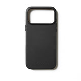 Mujjo iPhone 17 Pro Max Kuori Täysnahkainen Kotelo MagSafe Musta