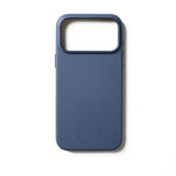 Mujjo iPhone 17 Pro Max -suojakuori täydellä nahalla MagSafe Monaco Blue