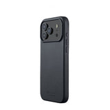 Mujjo iPhone 17 Pro Max -kuori, täysnahkainen, MagSafe, Basalt