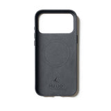 Mujjo iPhone 17 Pro Max -kuori, täysnahkainen, MagSafe, Basalt