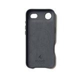 Mujjo iPhone Air-suojakuori, täysnahkainen MagSafe, Basalt