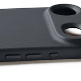 Mujjo iPhone Air-suojakuori, täysnahkainen MagSafe, Basalt