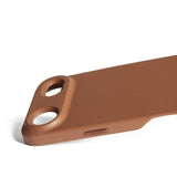 Mujjo iPhone Air-kuori, täysnahkainen, MagSafe, Tan